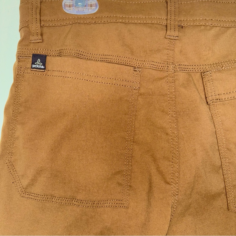 Prana Stretch Zion Pants Men 32x32 Brown Chino Performance Hiking Gorpcore - Picture 9 of 14